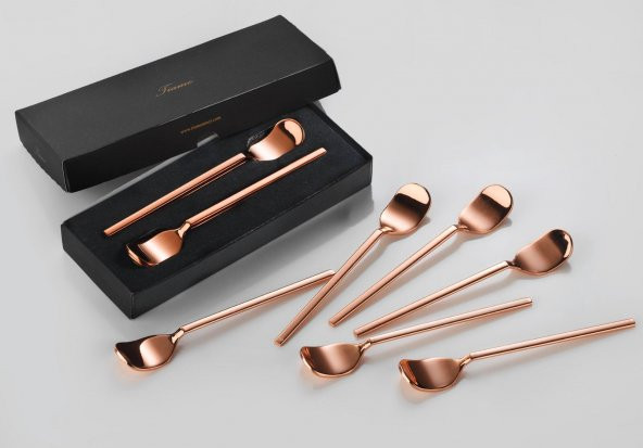 İslamoğlu Magnum Kaşık 6Lı Rosegold - 1