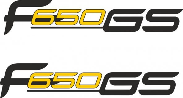 F650 GS BMW Motosiklet (2 adet ) sticker 01188