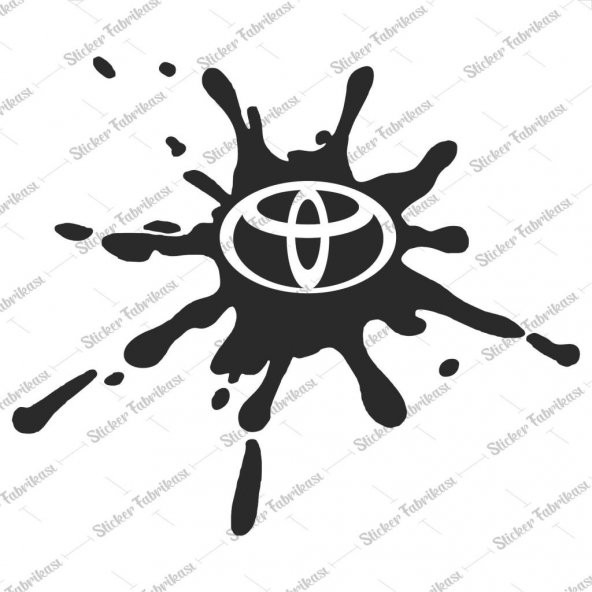 Toyota Yakıt Depo Kapağı Sticker 00908