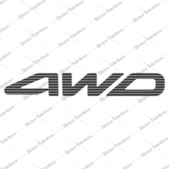 AWD Off Road Offroad Sticker 00864