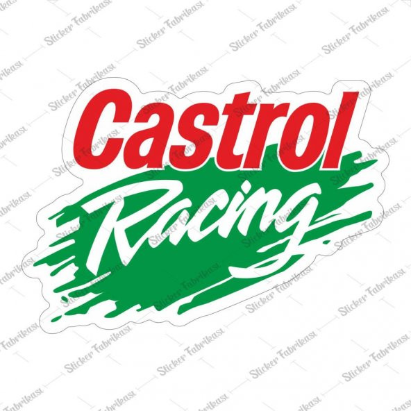 Castrol Racing Sticker 00414