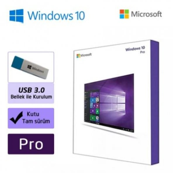 Windows 10 Pro Usb Kutu Lisans