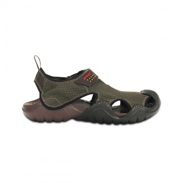 Crocs SWIFTWATER SANDAL - 45 Koyu Kahve Erkek Sandalet - 2