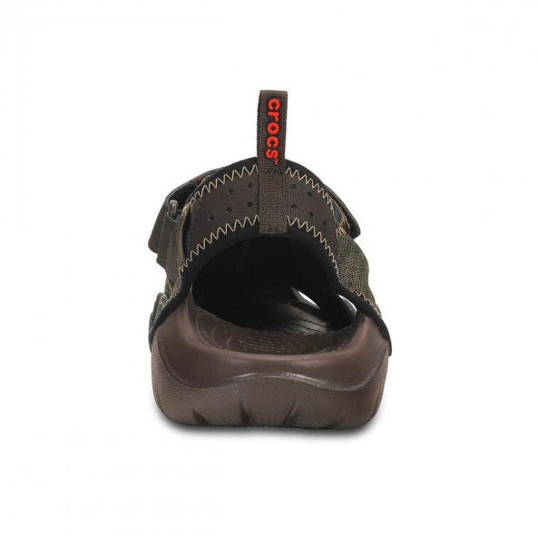 Crocs SWIFTWATER SANDAL - 45 Koyu Kahve Erkek Sandalet - 5