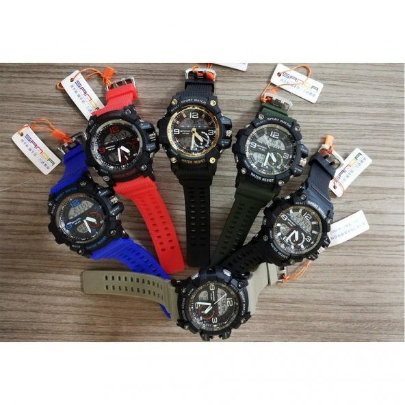 Sanda 759 Kol Saati Su Geçirmez Spor Asker S Shock - 7