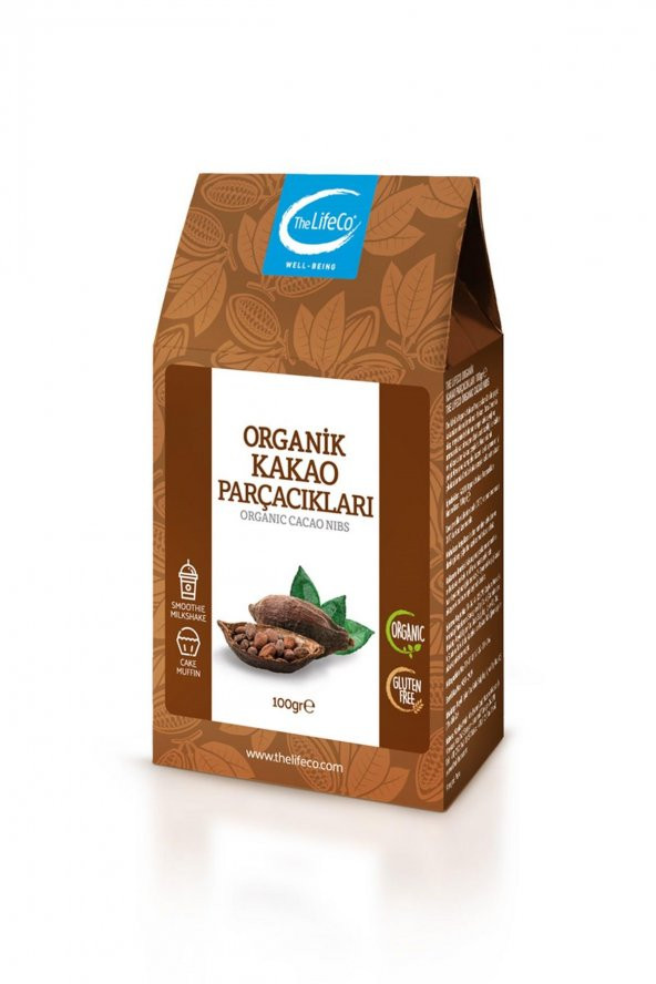 The LifeCo Organik Kakao Parçacıkları 100 Gr