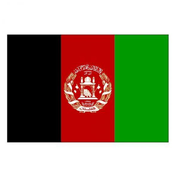 Afganistan Gönder Ülke Bayrağı 70x105