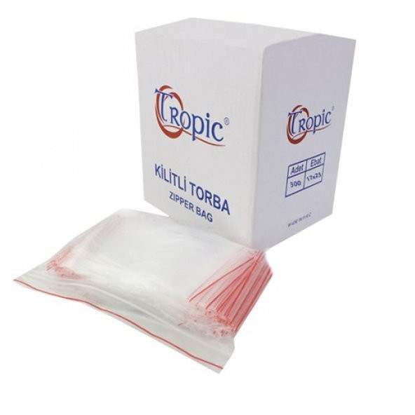 Tropic Kilitli Naylon Torba 17X23 Cm 300 Adet - 2