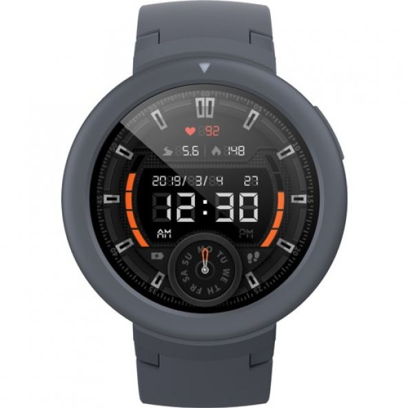 Xiaomi Amazfit Verge Lite Bluetooth Nabız GPS Akıllı Saat - Global Versiyon - Siyah - Distribütör Garantili