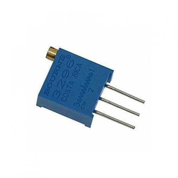 3296W-504 Çok Turlu Trimpot (Dik) 500kΩ x 1 adet  (rf002)