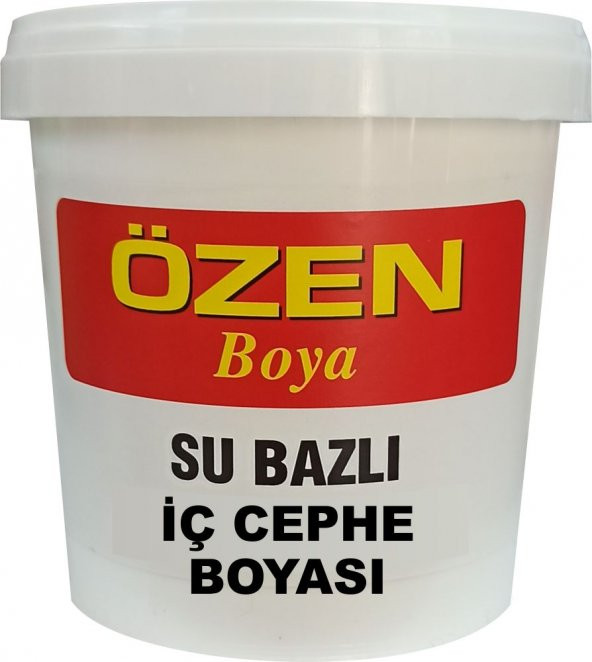 Su Bazlı Plastik İç Cephe Duvar Boyası 1KG-Siyah-Bayrak Kırmızı-Lacivert-Kolay Uygulanır-Dekoratif
