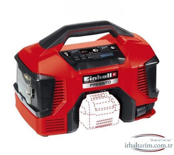 Einhell Pressito Akülü Elektrikli Hibrit Kompresör