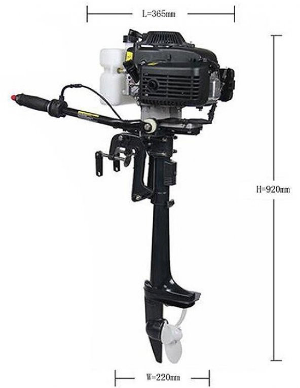 Tomking TK144FC Dıştan Takma Bot Motoru 4 Zamanlı - 8