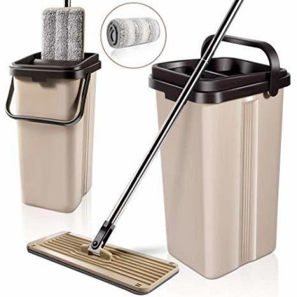 Magic Mop M600 Temizlik Seti Sihirli Kendini Temizleyen Paspas 3 Pedli - 5