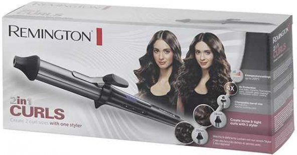 Remington CI 67 E1 2 in 1 Curls Saç Maşası - 2