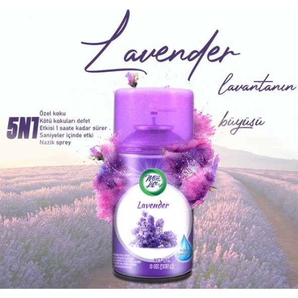 Miss Life  Lavender  Oda Spreyi 250 ml