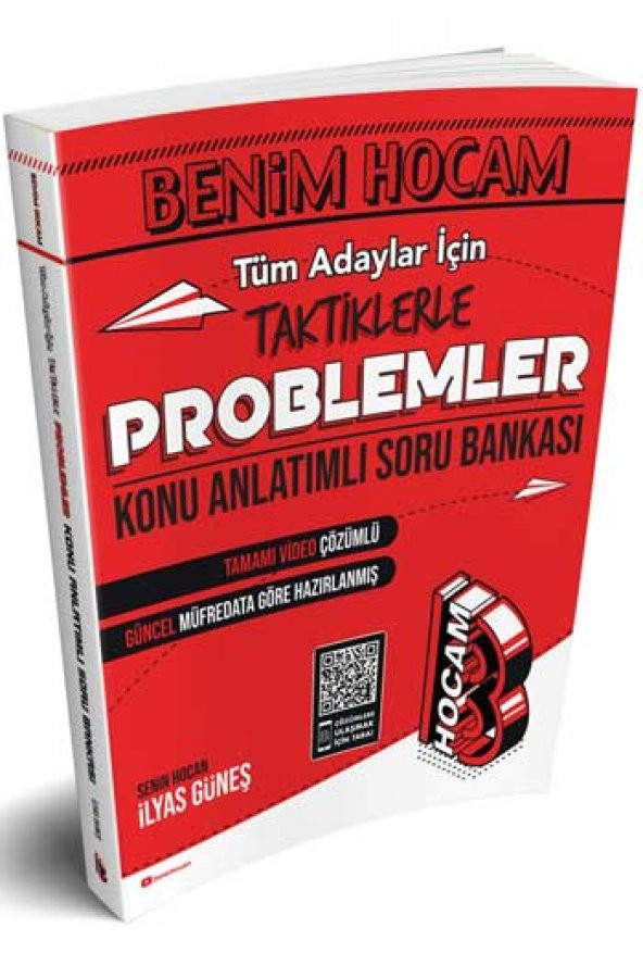 Benim Hocam Yayınları 2020 Tüm Adaylar İçin Taktiklerle Problemler Konu Anlatımlı Soru Bankası