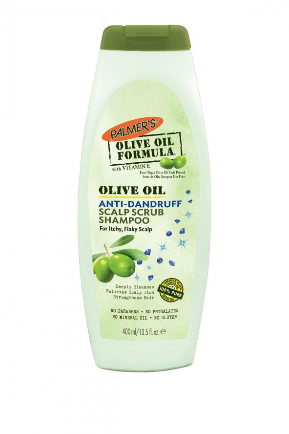 Palmers Olive Oil Formula Anti Dandruff Scalp Scrub Shampoo 400