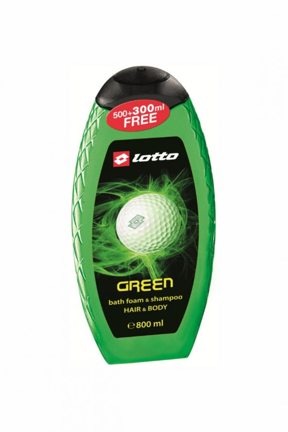 Lotto Green Erkek Shower Gel, Shampoo 800Ml