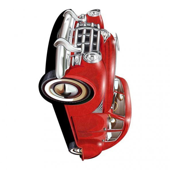 Decoling İpek Figürlü 554-Kırmızı Dekoratif Halı - 3