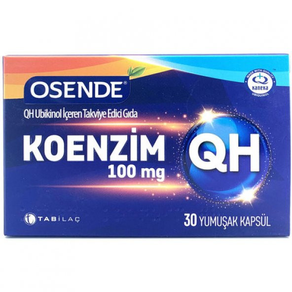 Osende Koenzim QH Ubikinol 100 mg 30 Tablet