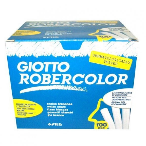 Giotto Robercolor Tozsuz Renkli Tebeşir 100lü Paket