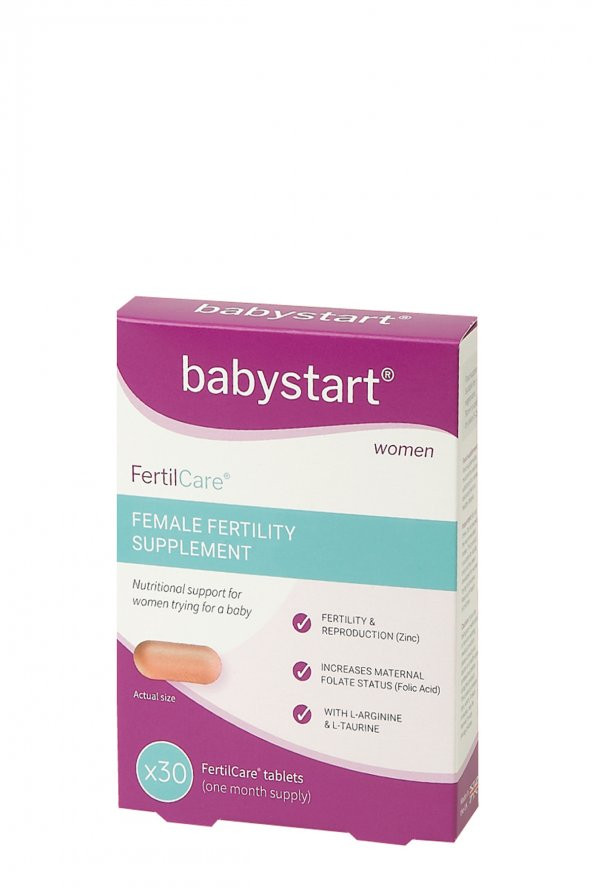 Babystart FertilCare Kadın için Multivitamin - [ 1 Kutu / 30 Tablet ]