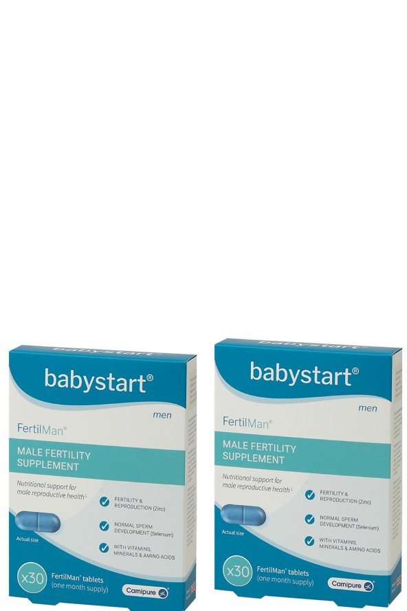 Babystart FertilMan Erkek için Multivitamin - [ 2 Kutu / 60 Tablet ]