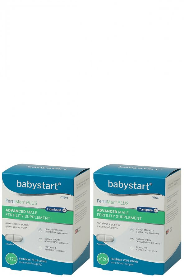 Babystart FertilMan Plus Erkek için Multivitamin - [ 2 Kutu / 240 Tablet ]