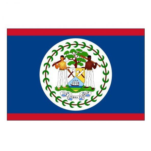 Belize Gönder Ülke Bayrağı 50x75