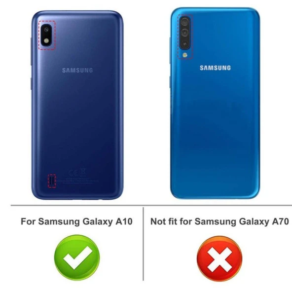 Samsung Galaxy A10 Kılıf Toz Korumalı Tıpalı 1.5mm Şeffaf Silikon Kılıf - 2