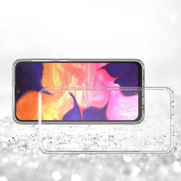 Samsung A20S Şeffaf Slikon Kılıf - 02 MM Şeffaf Telefon Kılıfı - 5
