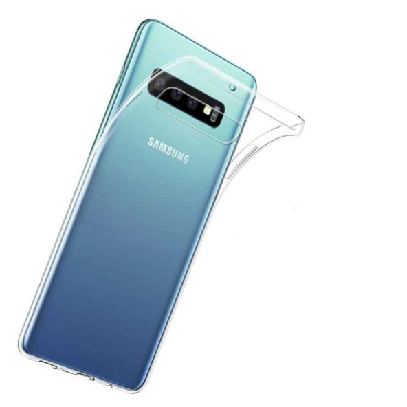 Samsung S10 Şeffaf Silikon Kılıf Ultra İnce 0,20 mm - 2