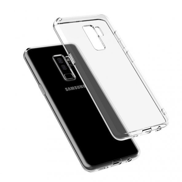 Samsung S9 Plus Şeffaf Silikon Kılıf Ultra İnce 0,20 mm