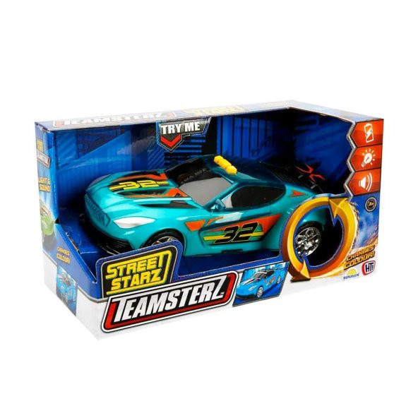 Sunman Teamsterz Sesli ve Işıklı Renk Değiştiren Araba 27 cm - 3