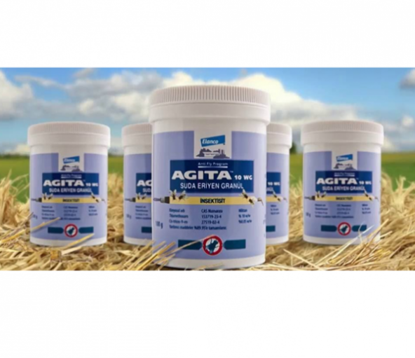 10 Adet Agita 10 Wg Kara Sinek İlacı 100 gr