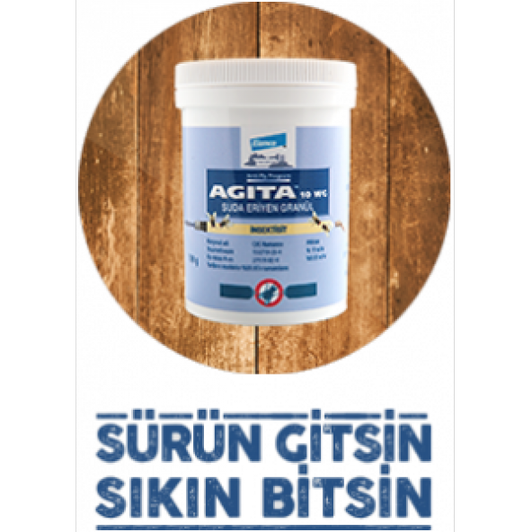 10 Adet Agita 10 Wg Kara Sinek İlacı 100 gr - 3