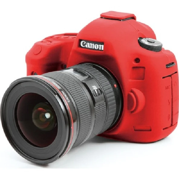 Canon 5D Mark III 3 için Silikon Koruyucu Kılıf (KIRMIZI)