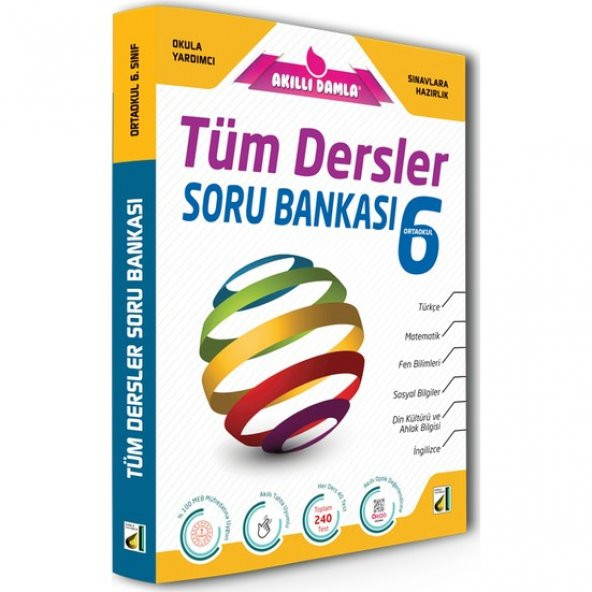 TÜM DERSLER YENİ NESİL SORU BANKASI-6. SINIF AKILLI DAMLA