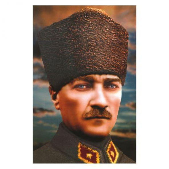Atatürk Posteri Bayrağı 70x105cm