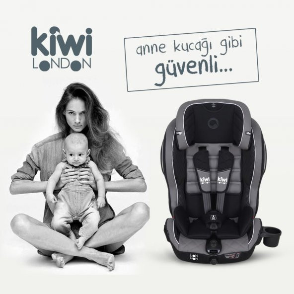 Kiwi London 9 Ay-12 Yaş İsofixli-Top Tether Oto Koltuğu - 2