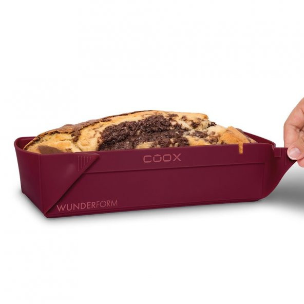 Coox Ödüllü Pasta Kalıbı Koyu Kırmızı, M beden - 2