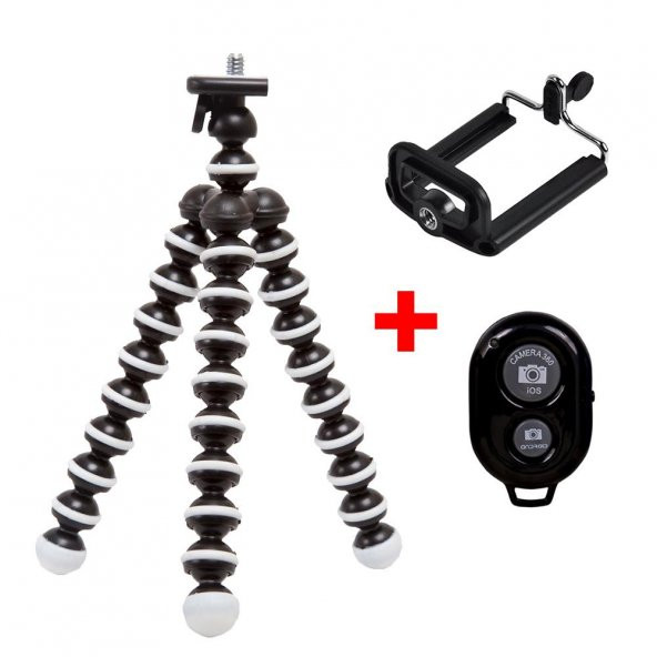 Akıllı Telefonlar için Masaüstü Tripod Seti - 2