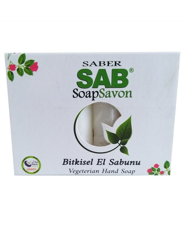 SAB-%100 BİTKİSEL EL SABUNU ( 75 gr. x 4 Adet = 300 gr. ) - 1