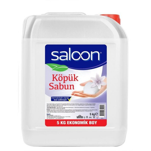 SALOON KÖPÜK SABUN ŞEFFAF FLORAL 5LT