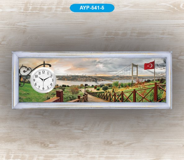 Galaxy Dekoratif Tablo Duvar Saati Ayasofya Cami İzmir Alaçatı - 4