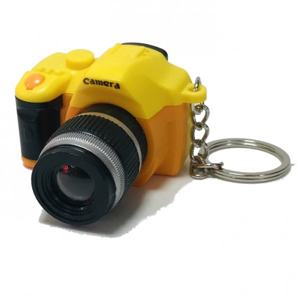 Sesli Işıklı Anahtarlık Fotoğraf Makinesi Ev Araba Anahtarlığı - 3