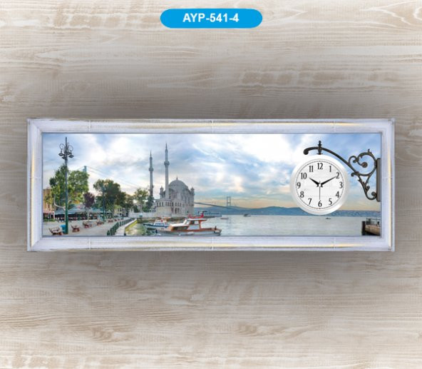 Galaxy Dekoratif Tablo Duvar Saati Ayasofya Cami İzmir Alaçatı - 6