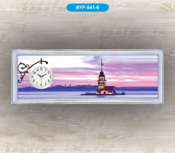 Galaxy Dekoratif Tablo Duvar Saati Ayasofya Cami İzmir Alaçatı - 7