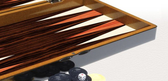 Yenigün Ahşap Ceviz Tavla Takımı Backgammon Büyük Boy - 2